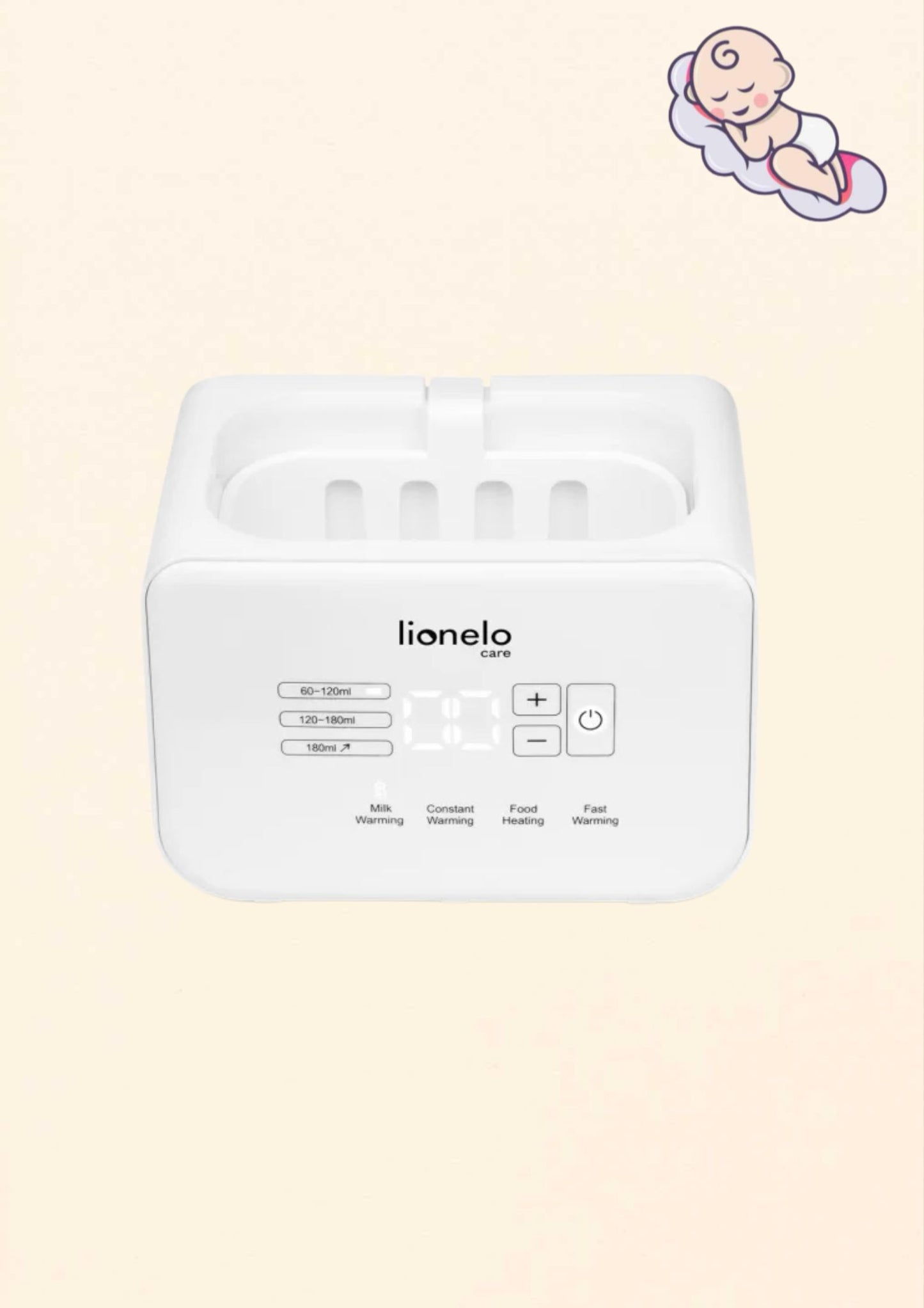 Lionelo cumisüveg melegítő