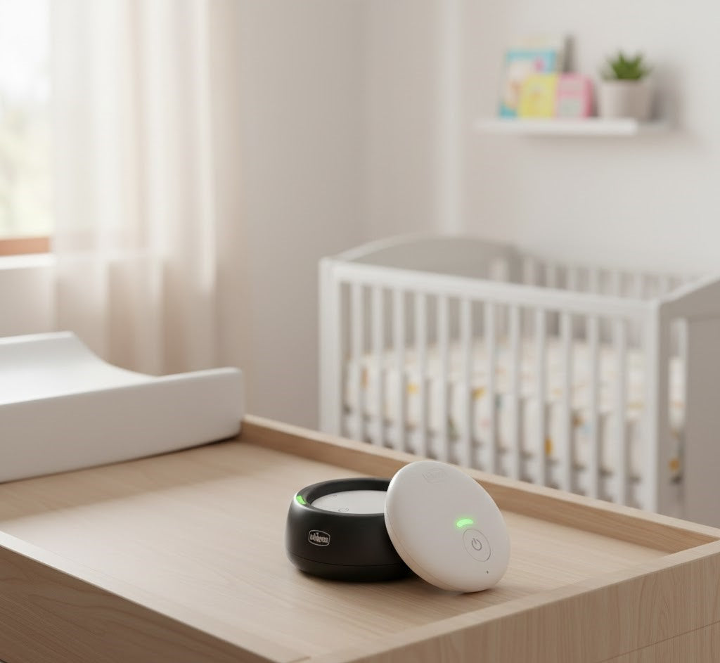 Chicco bébiőr színes LED-ekkel – 300 m hatótáv