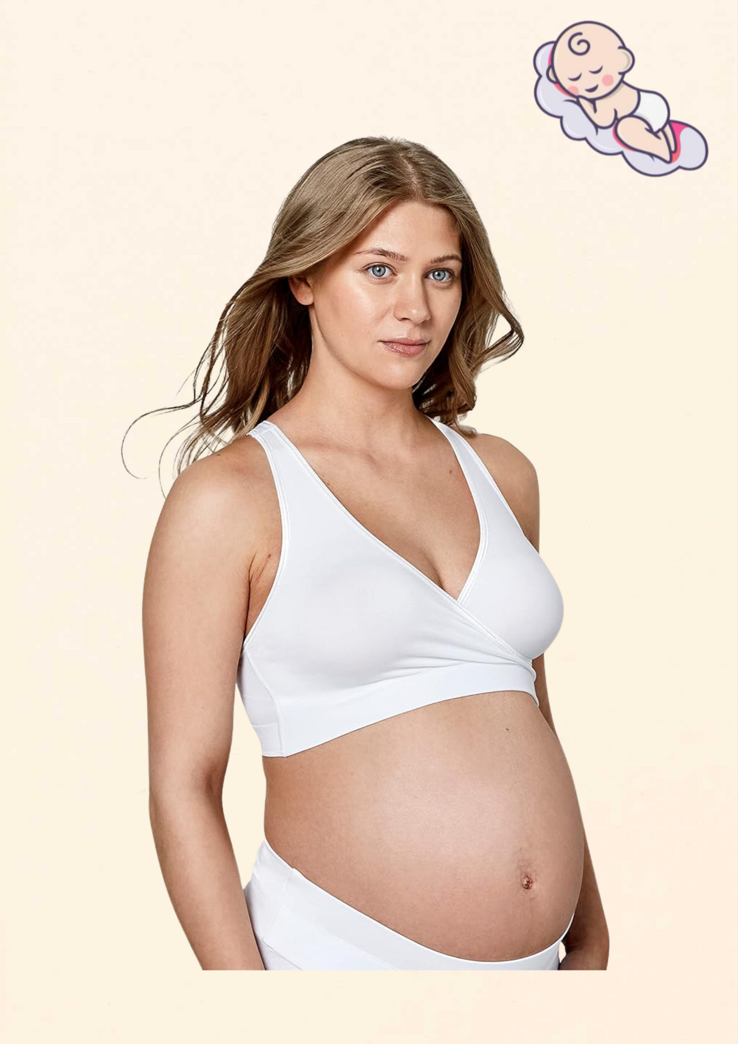 Medela alvó és szoptatós melltartó L-es