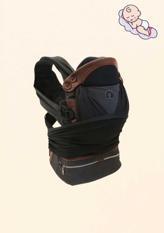 Chicco Boppy Babytrage Adjust Comfit babahordozó – fekete (3,5–15 kg)