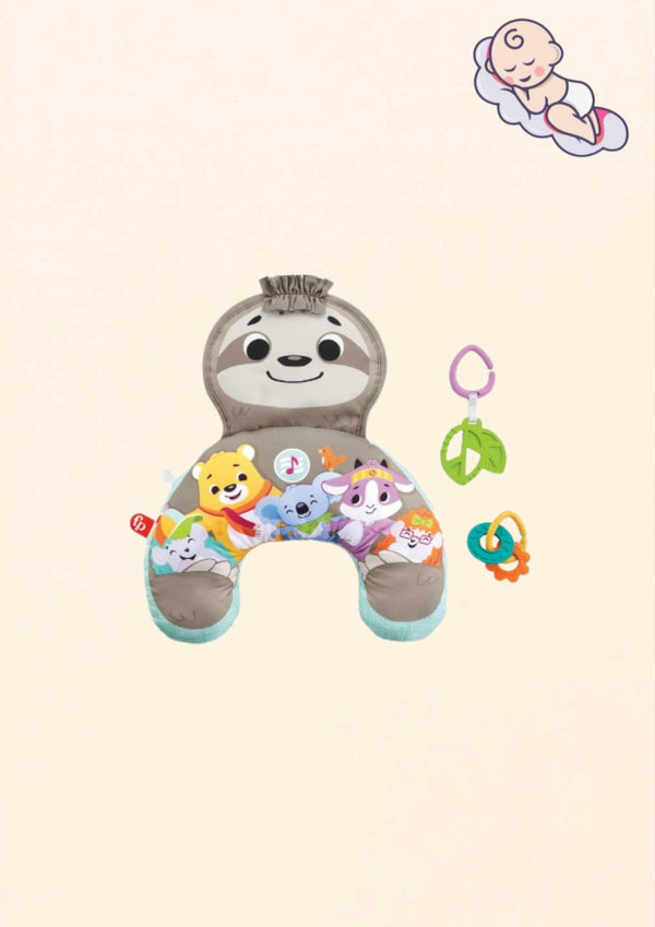 Fisher-Price: Zenélő, rezgő lajháros pocakpárna – újracsomagolt outlet