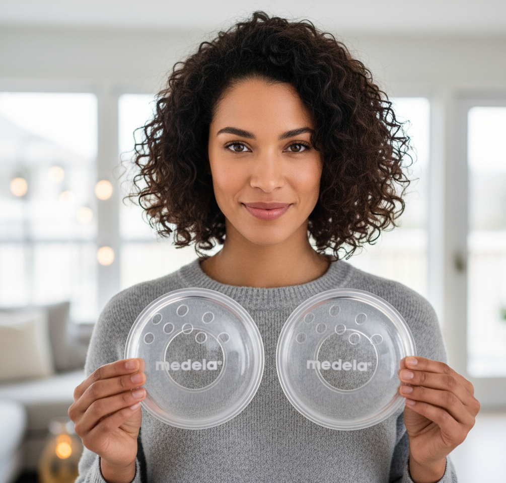Medela mellbimbóvédő – puha szilikon, szellőzőnyílásokkal, 2 db