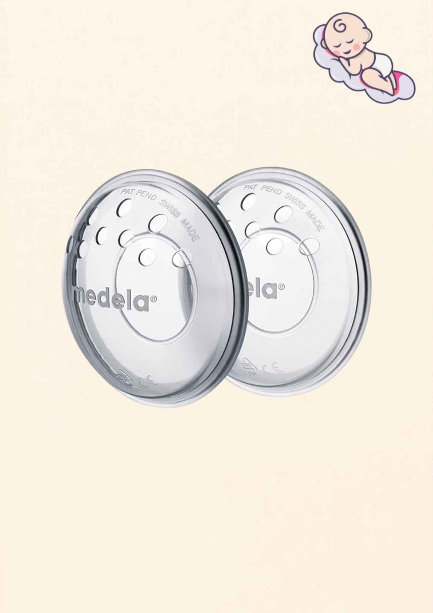 Medela mellbimbóvédő – puha szilikon, szellőzőnyílásokkal, 2 db