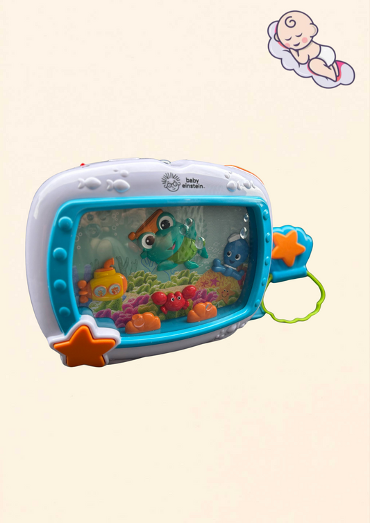 Baby Einstein zenélő és világító kiságyra szerelhető játék